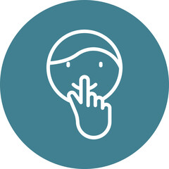 Quiet Vector Line White Circles Multicolors