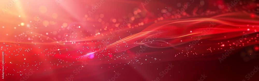Aufkleber vibrant red gradient background for modern designs generative ai