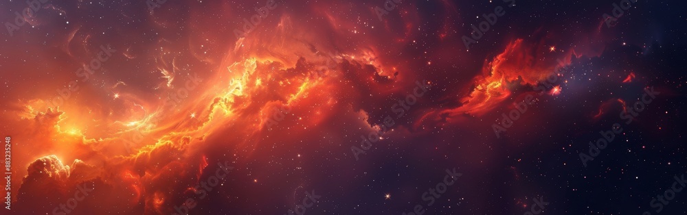 Poster celestial dreamscape for space enthusiasts generative ai