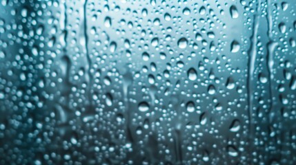 Fototapeta premium Cooling gas condensation forming clouds, dew drops, and fog, atmospheric changes