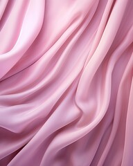 Obraz premium Elegant pink silk fabric with flowing folds. Perfect for backgrounds, fashion, textiles, and design projects. Soft, smooth, and luxurious.