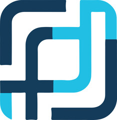 Fototapeta premium Pound sign illustration on white background. Flat style. Raster illustration.