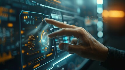 Tech AI concept controlling technological tools and intelligent robots. Development of an artificial code of ethics chips artificial intelligence science concept