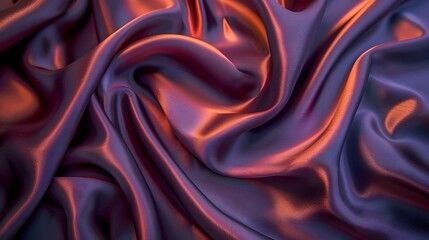 Obraz premium Luxurious Silk Fabric Background in Rich Elegant Colors for Fashion Mockups and Designs