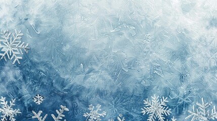 Snowflake themed background for winter or holiday designs