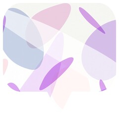 abstract origami speech bubble background