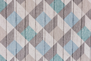 Plastic slats in bright colors. Plastic wall covering for exterior decoration of the house.