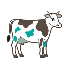 cow illustration vector file