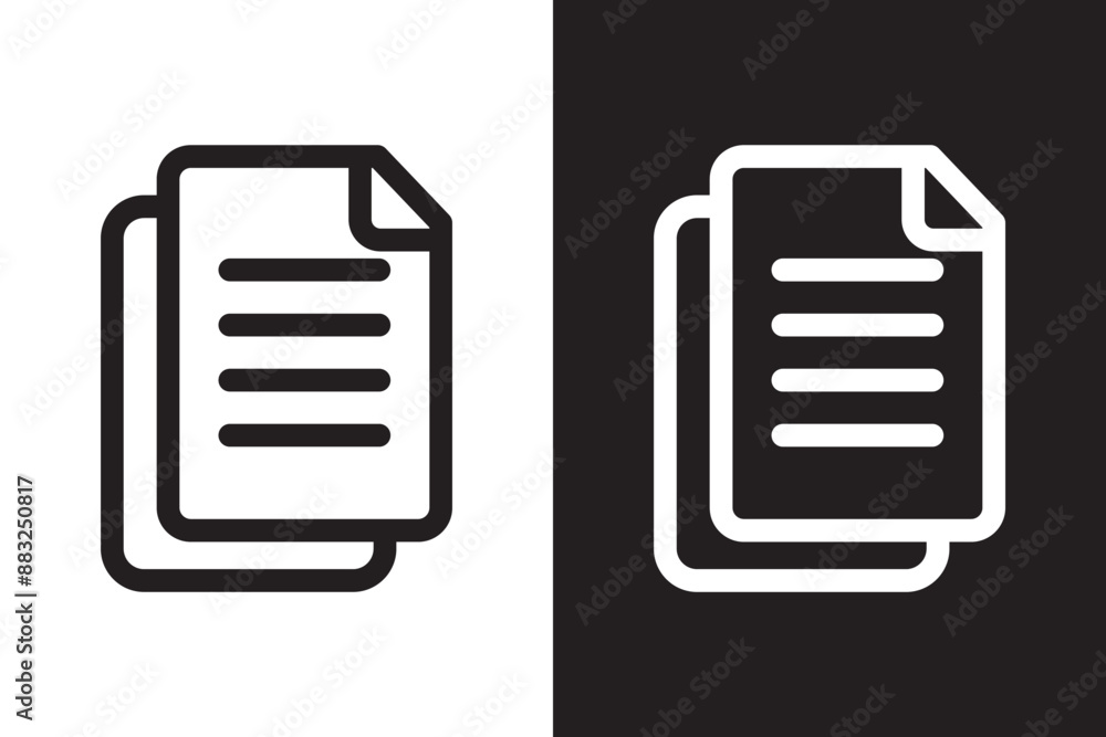 Poster duplicate copy icon, copy data files sign. matching duplicity icon for ui designs