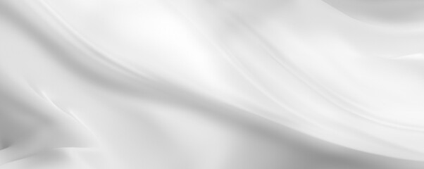 White Silk Fabric Texture Background