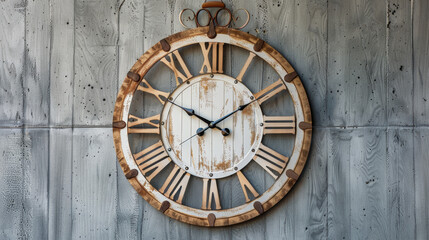 Obraz premium old wall clock, elegant antigue wall clock