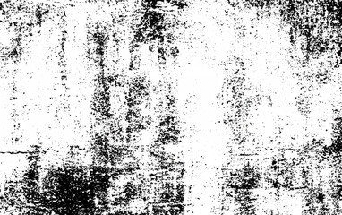 Abstract Monochrome Grunge Texture with Irregular Graphic Elements, Ideal for Overlay and Depth Effect, Isolated on White Background