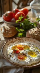 Delicious Homemade Breakfast with Fresh Ingredients