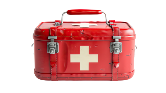 First aid on a transparent background