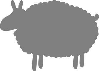 Sheep Vector Graphic