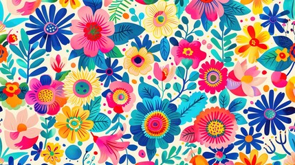 Fototapeta premium colourful pattern wallpaper