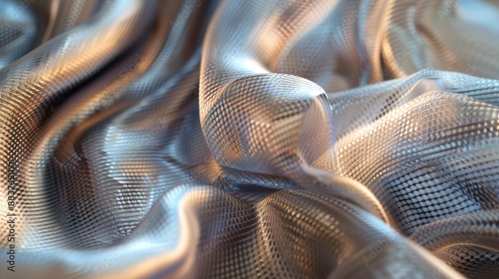 Aufkleber whimsical fabric texture with ethereal quality generative ai