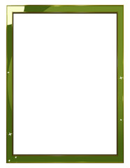 red digital photo frame