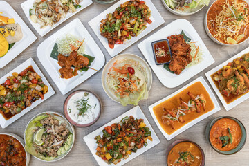 Asian Food Collage