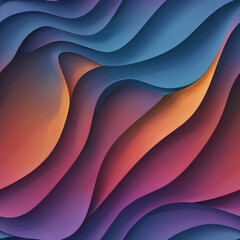 Colorful abstract wave pattern forming a modern background