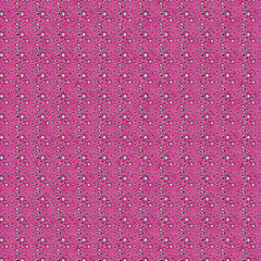 Floral pattern design, flower and leaves mosaic pattern, tiled motif background