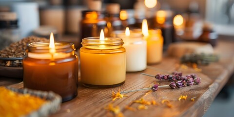 DIY candle making kit with soy wax fragrance oils and wicks. Concept Crafts, Candle Making, DIY Projects, Home Decor, Handmade Gifts