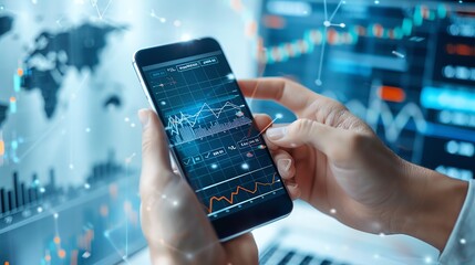 A digital currency exchange interface showing fluctuating crypto values and trends
