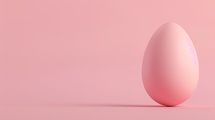 A softly colored background with a retro-styled egg, positioned elegantly on the right side, high-resolution photo, realistic photo, cinematography, hyper realistic