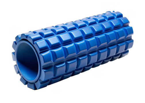 Foam Roller with transparent backgrounds.