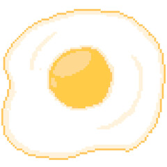 fried egg Pixel