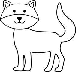 Cute Fox Illustration 