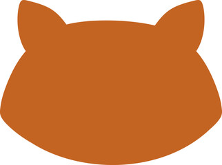 Cute Fox Head Illustration 