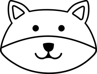 Cute Fox Illustration 