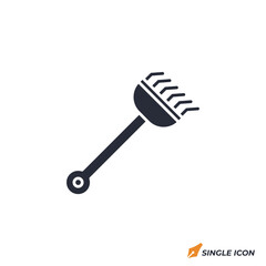 Rake icon vector illustration. Rake symbol isolated on white background
