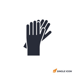 Glove icon vector illustration. Glove symbol isolated on white background