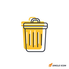 Compost Bin icon vector illustration. Compost Bin symbol isolated on white background