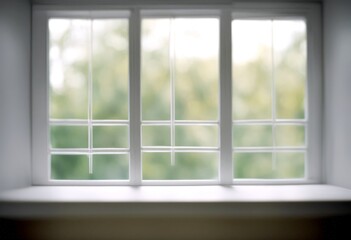 white room window plastic