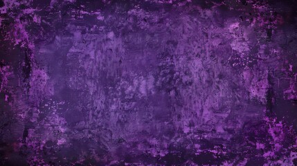 Obraz premium Dark Purple Grunge Texture Background with Subtle Distressed and Weathered Patterns.