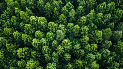 Fototapeta premium Sustainability net zero carbon negative forest nature Biodiversity Diversity