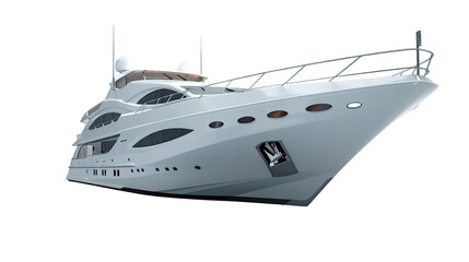 Naklejka premium yacht on a transparent background