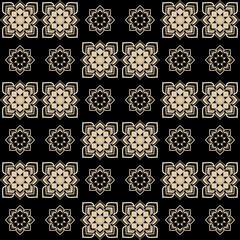 seamless abstract background with ornament decorative elements geometric pattern modern print