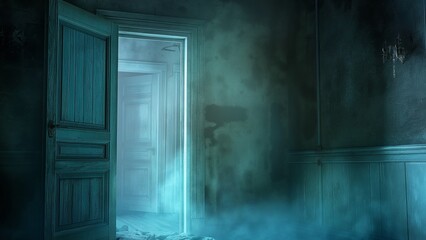 Dark and creepy old room