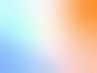 オレンジと水色のさわやかなグラデーション 背景