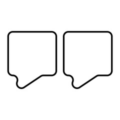 Quote Marks Icon Vector Illustration