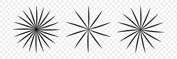 Radial circle