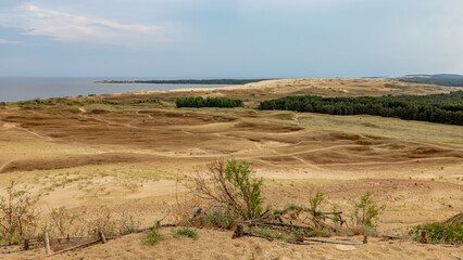 Sand Dunes at in the Valley of Death Dunes on the Curonian Spit, Lithuania