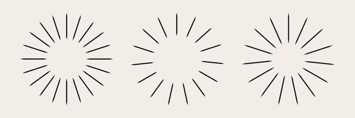 Starburst, sunburst.