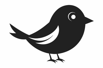 blue bird on a white background