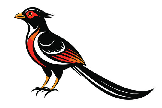 recommend clip art: Elegant Trogon silhouette vector H.eps