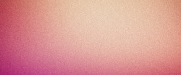 Obraz premium Grainy textured abstract background with a pink and yellow gradient fading from bottom to top
